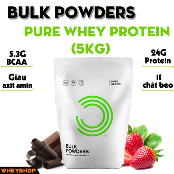 Công dụng Bulk Powders Pure Whey Isolate™90 2,5kg