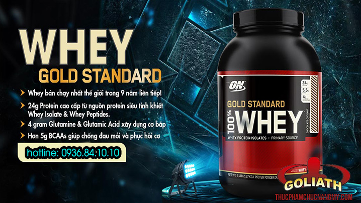 Cách Dùng ON Gold Standard 100% Whey, 10 Lbs (4.54 kg)