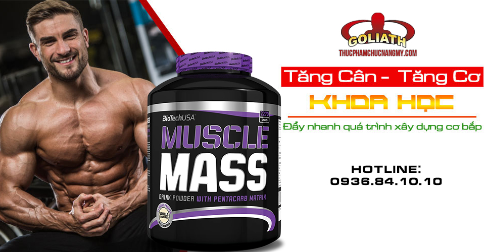 ưu điểm của muscle mass gainer