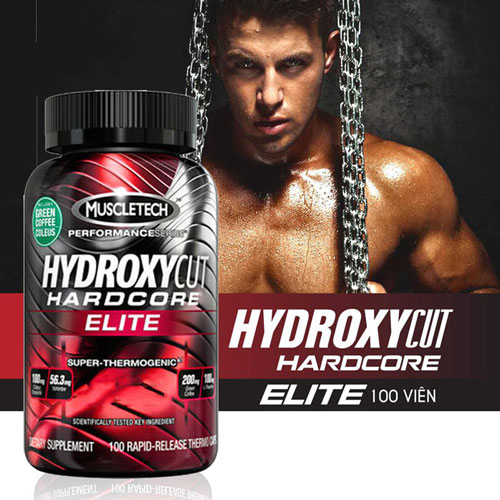 Hydroxycut Hardcore Elite 100 viên- Giảm cân hiệu quả